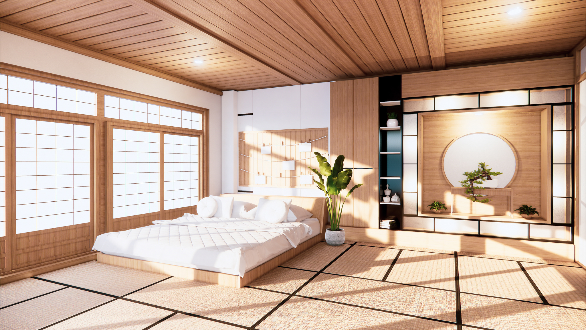 Zen Style Bedroom